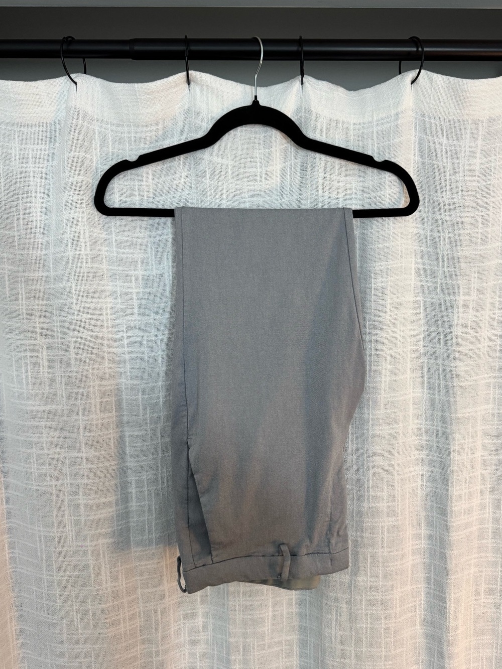 Kenneth Cole Men's Gray Chino Pants - Slim Fit 36W 32L